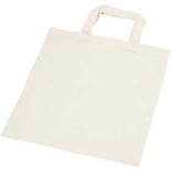 Draagtas , licht naturel, afm 30x33 cm, 135 gr, 1 stuk