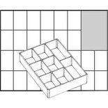 Inzet Box, afm A78 Low, H: 24 mm, afm 109x79 mm, 1 stuk