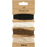 Natuurlijk hennep, bruin harmonie, dikte 0,5 mm, 4x9 m/ 1 doos