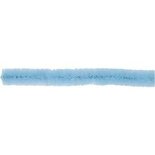 Chenilledraad, blauw, L: 30 cm, dikte 9 mm, 25 stuk/ 1 doos