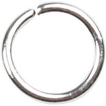 Ringen, verzilverd, afm 5,4 mm, dikte 0,7 mm, 500 stuk/ 1 doos