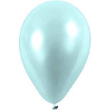 Ballonnen, lichtblauw, rond, d: 23 cm, 10 stuk/ 1 doos