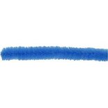 Chenille draad, donkerblauw, l: 30 cm, 9 mm, 25 stuk