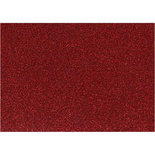 Opstrijkfolie, rood, A5, 148x210 mm, glitter, 1 vel