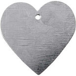 Metalen hart, afm 30x30 mm, 15 stuk/ 1 doos