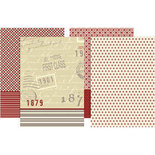 Decoupage papier, vel 25x35 cm, 17 gr, , 8div vellen