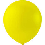 Ballonnen, geel, Set met 10 ballonnen, d: 23 cm, 10 stuk/ 1 doos