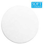 Metalen label, d: 38 mm, dikte 1,3 mm, aluminium, rond, 6stuks