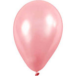 Ballonnen, lichtrood, rond, d: 23 cm, 10 stuk/ 1 doos