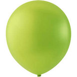 Ballonnen, lime groen, rond, d: 23 cm, 10 stuk/ 1 doos