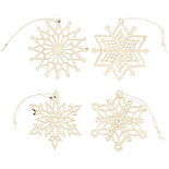 Ornamenten, d: 7 cm, dikte 0,3 mm, 8 stuk/ 1 doos