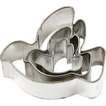 Uitstekers, duif, afm 40x40 mm, 3 stuk/ 1 doos