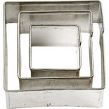 Uitstekers, vierkant, afm 20+30+40 mm, 3 stuk/ 1 doos