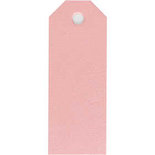 Manilla-labels, lichtrood, afm 3x8 cm, 220 gr, 20 stuk/ 1 doos