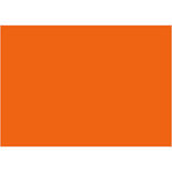 EVA-foam, oranje, A4, 210x297 mm, dikte 2 mm, 10 vel/ 1 doos