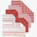 Origamipapier, rood, afm 15x15 cm, 80 gr, 40 vel/ 1 doos