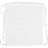 Tas met treksluiting, wit, afm 37x41 cm, 130 gr, 1 stuk