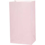 Papieren zakken, roze, H: 17 cm, afm 6x9 cm, 80 gr, 10 stuk/ 1 doos