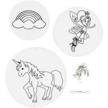 Mobielen met motief, wit, d 12+15+18 cm, 300 gr, 3 set/ 1 doos