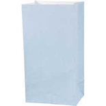 Papieren zakken, lichtblauw, H: 17 cm, afm 6x9 cm, 80 gr, 10 stuk/ 1 doos