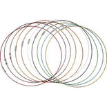 Draad met schroefsluiting, L: 45 cm, dikte 1 mm, 20 stuk/ 1 doos