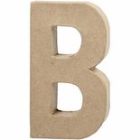 Letter, B, H: 20,5 cm, B: 11,5 cm, dikte 2,5 cm, 1 stuk