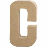 Letter, C, H: 20,5 cm, B: 11,5 cm, dikte 2,5 cm, 1 stuk