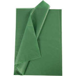 Tissuepapier, groen, 50x70 cm, 14 gr, 10 vel/ 1 doos