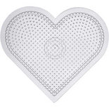 Onderplaat, transparant, H: 15 cm, 1 stuk