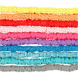 Klei kralen, diverse kleuren, d: 5-6 mm, gatgrootte 2 mm, 10x145 stuk/ 1 doos