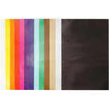 Glanspapier, diverse kleuren, 24x32 cm, 80 gr, 50 vel/ 1 doos