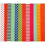 Glanspapier, diverse kleuren, bedrukt, 24x32 cm, 80 gr, 50 div vellen/ 1 doos