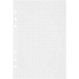 Planner / Bulletjournal pagina's, wit, stippen, afm 142x210 mm, 36 , 120 gr, 1 stuk/ 1 doos