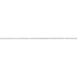 Jasseron, verzilverd, B: 2 mm, 20 m/ 1 stuk