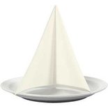 Servetten, off-white, afm 40x40 cm, 60 gr, 20 stuk/ 1 doos