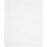 Transfer vellen, wit, 21,5x28 cm, voor donker en licht textiel, 12 vel/ 1 doos