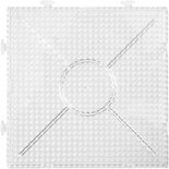 Onderplaat, helder, groot vierkant, afm 15x15 cm, 2 stuk/ 1 doos