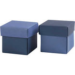 Vouwdoos, lichtblauw/donkerblauw, 5,5x5,5 cm, 10 stuk