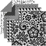 Origamipapier, afm 15x15 cm, 80 gr, 50 div vellen/ 1 doos