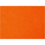 Hobbyvilt, oranje, 42x60 cm, dikte 3 mm, 1 vel