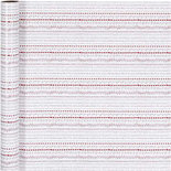 Inpakpapier, rood, wit, doodles, B: 70 cm, 80 gr, 4 m/ 1 rol