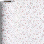 Inpakpapier, bloemen, B: 50 cm, 80 gr, 150 m/ 1 rol
