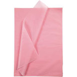 Tissuepapier, roze, 50x70 cm, 14 gr, 25 vel/ 1 doos