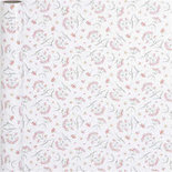Inpakpapier, bloemen, B: 50 cm, 80 gr, 5 m/ 1 rol
