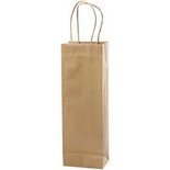 Papieren zakken, bruin, H: 36 cm, B: 13x8 cm, 125 gr, 10 stuk/ 1 doos
