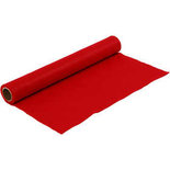 Hobbyvilt, b: 45 cm, dikte 1,5 mm, rood, 1m, 180-200 g/m2