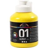A-Color acrylverf, primair geel, glossy, 500 ml/ 1 fles
