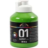 A-Color acrylverf, lichtgroen, glossy, 500 ml/ 1 fles