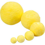 Ballen, geel, d 12+15+20+30+40+50 mm, 90 stuk/ 1 doos