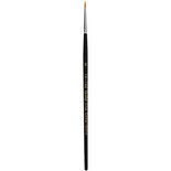 Gold Line penselen, afm 2, L: 17 cm, B: 3 mm, rond, 12 stuk/ 1 doos